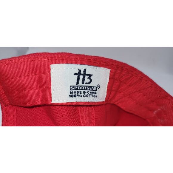 Old Milwaukee Beer Red White Strap Back Cap OM Fine Premium Beer - Picture 8 of 9